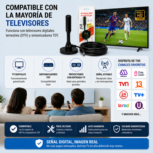 Señal 360 HD📡 Disfruta televisión digital con señal potente y estable📺📶